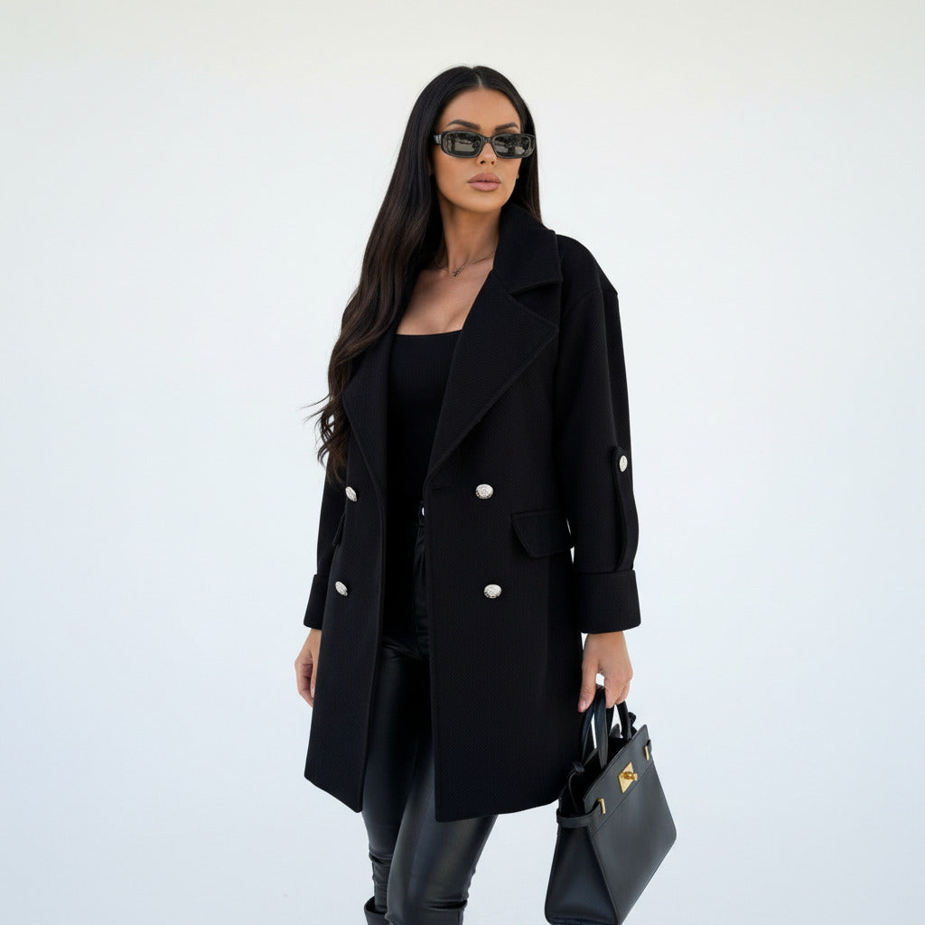 VIVIENNE | H-LINE WOOLEN COAT