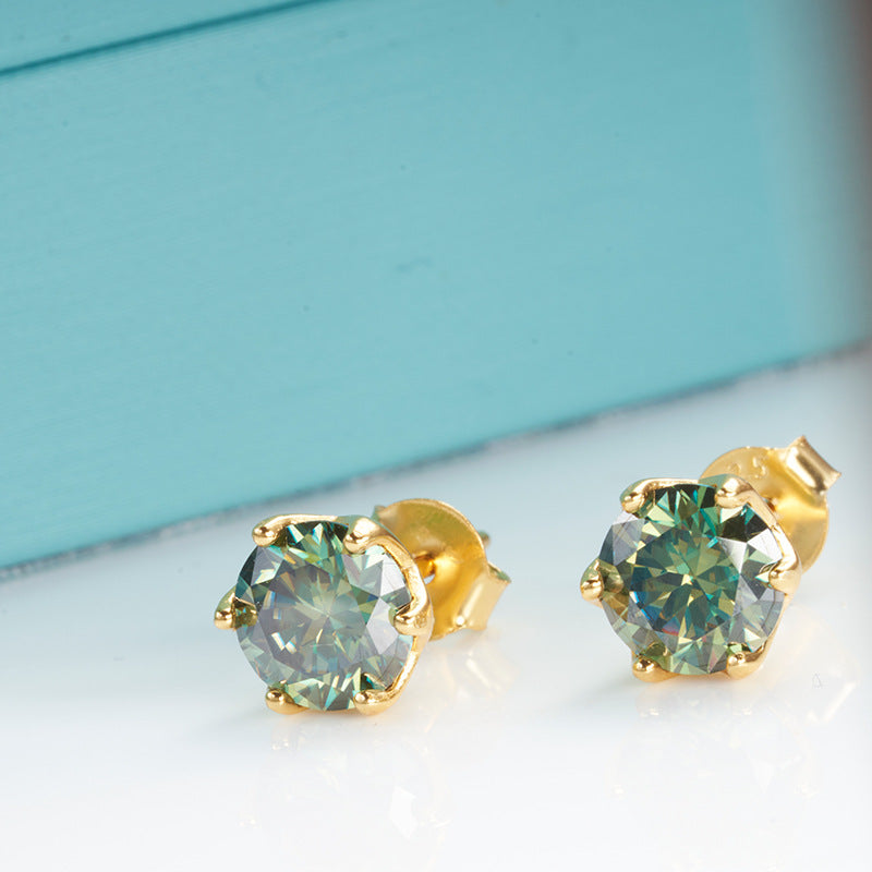 MOISS | MOISSANITE STUD EARRINGS