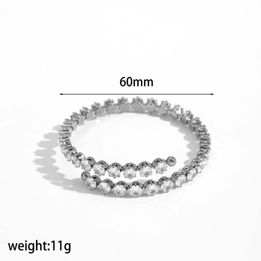 STEEL | DIAMOND STEEL BRACELET