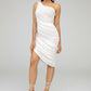 BÉRÉNICE | OBLIQUE SHOULDER DRESS