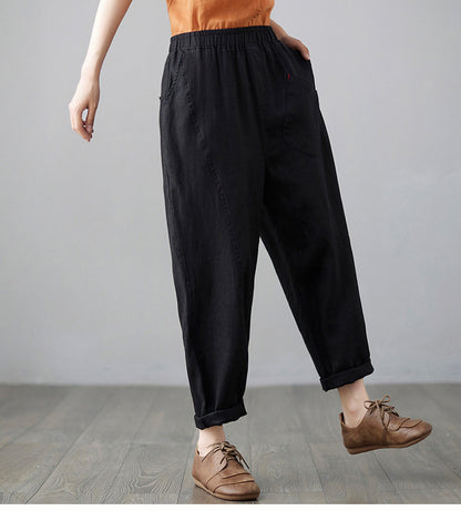CÉLINE | CROPPED LINEN PANTS
