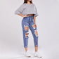 ALENTINA | STRAIGHT-LEG RETRO DENIM JEANS