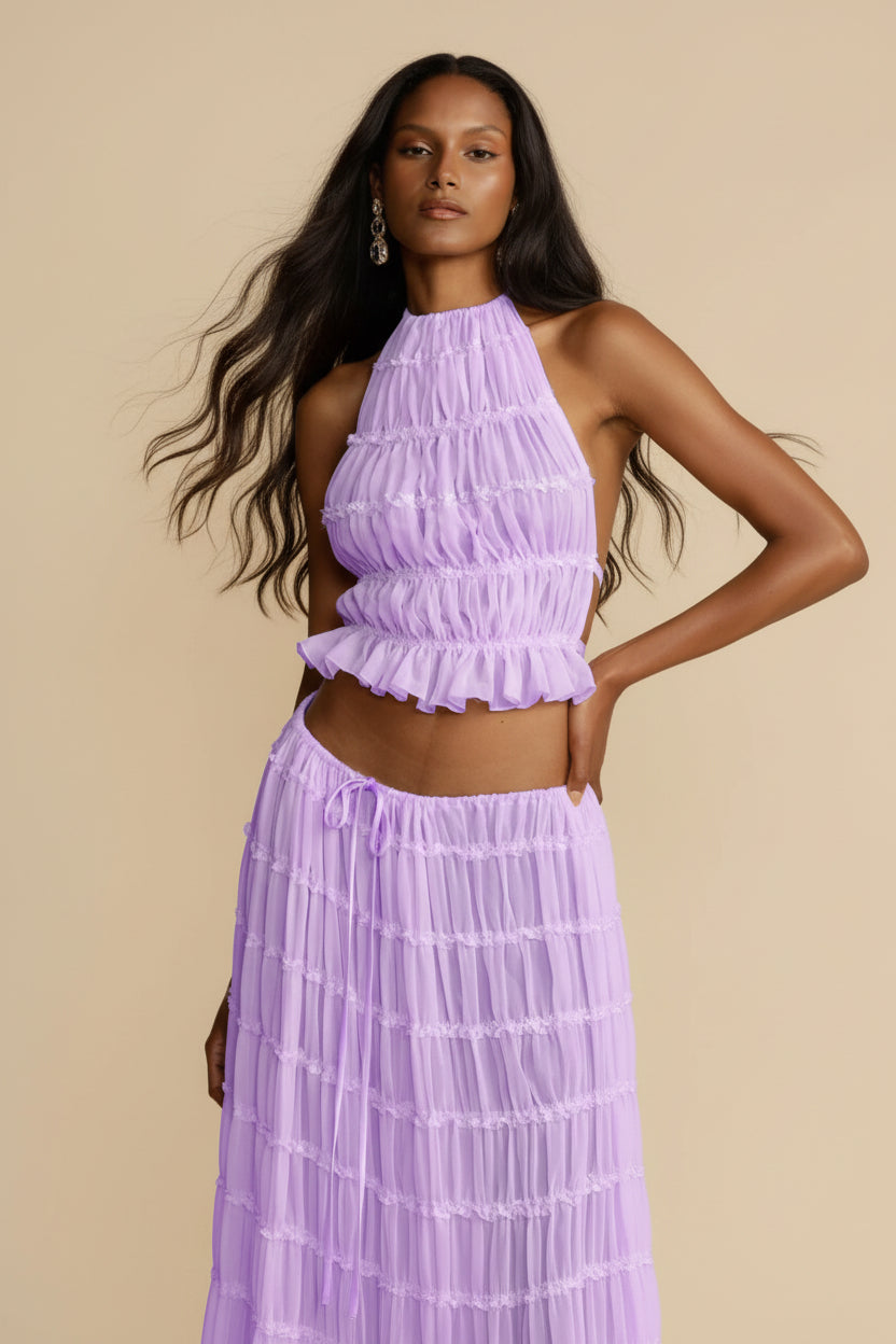 BELLA | HALTER & SKIRT SET