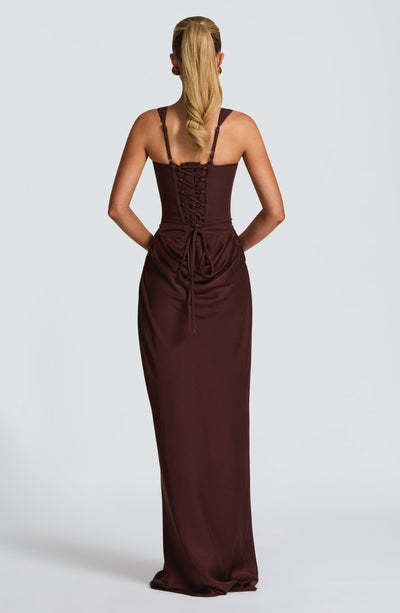 CORINNE | STRAPLESS SHEATH MAXI