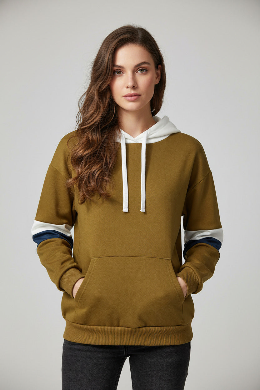 STRIPE | COLOUR BLOCK SWEATSHIRT
