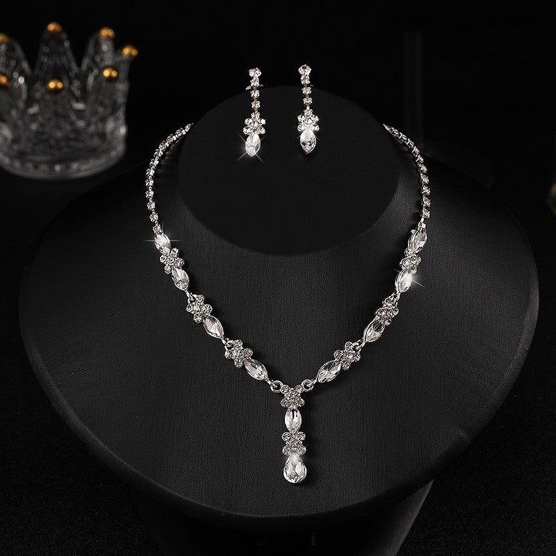 SPARKLE | ZIRCON NECKLACE EARRINGS SET
