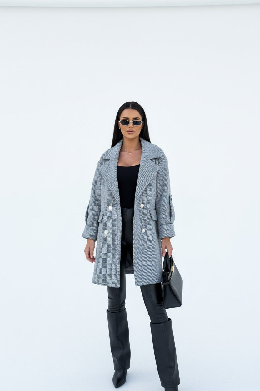 VIVIENNE | H-LINE WOOLEN COAT
