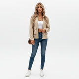 CELESTE | VELVET LAPEL COAT