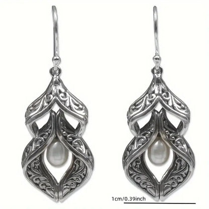 BOHEME | CARVED PEARL EARRINGS