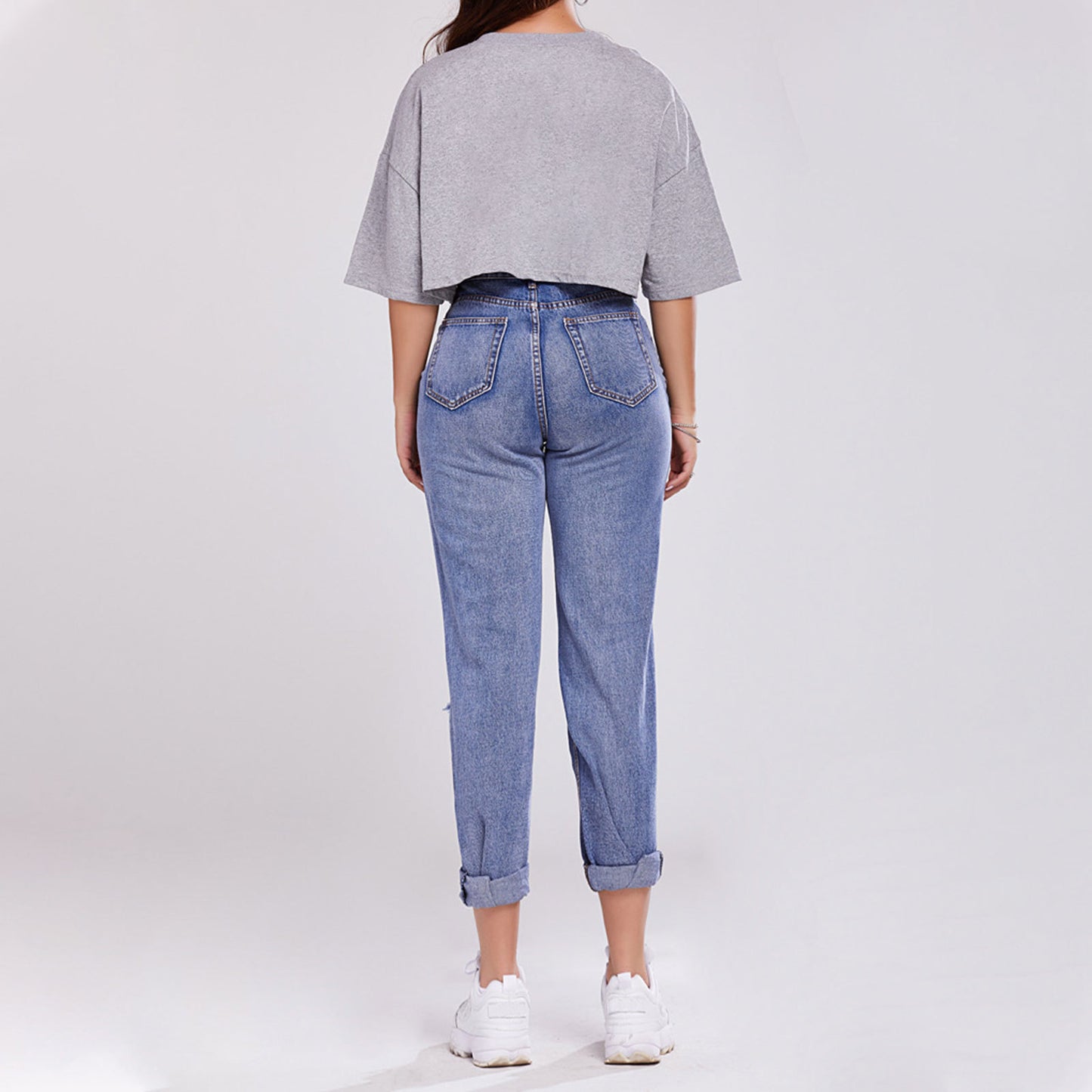 ALENTINA | STRAIGHT-LEG RETRO DENIM JEANS