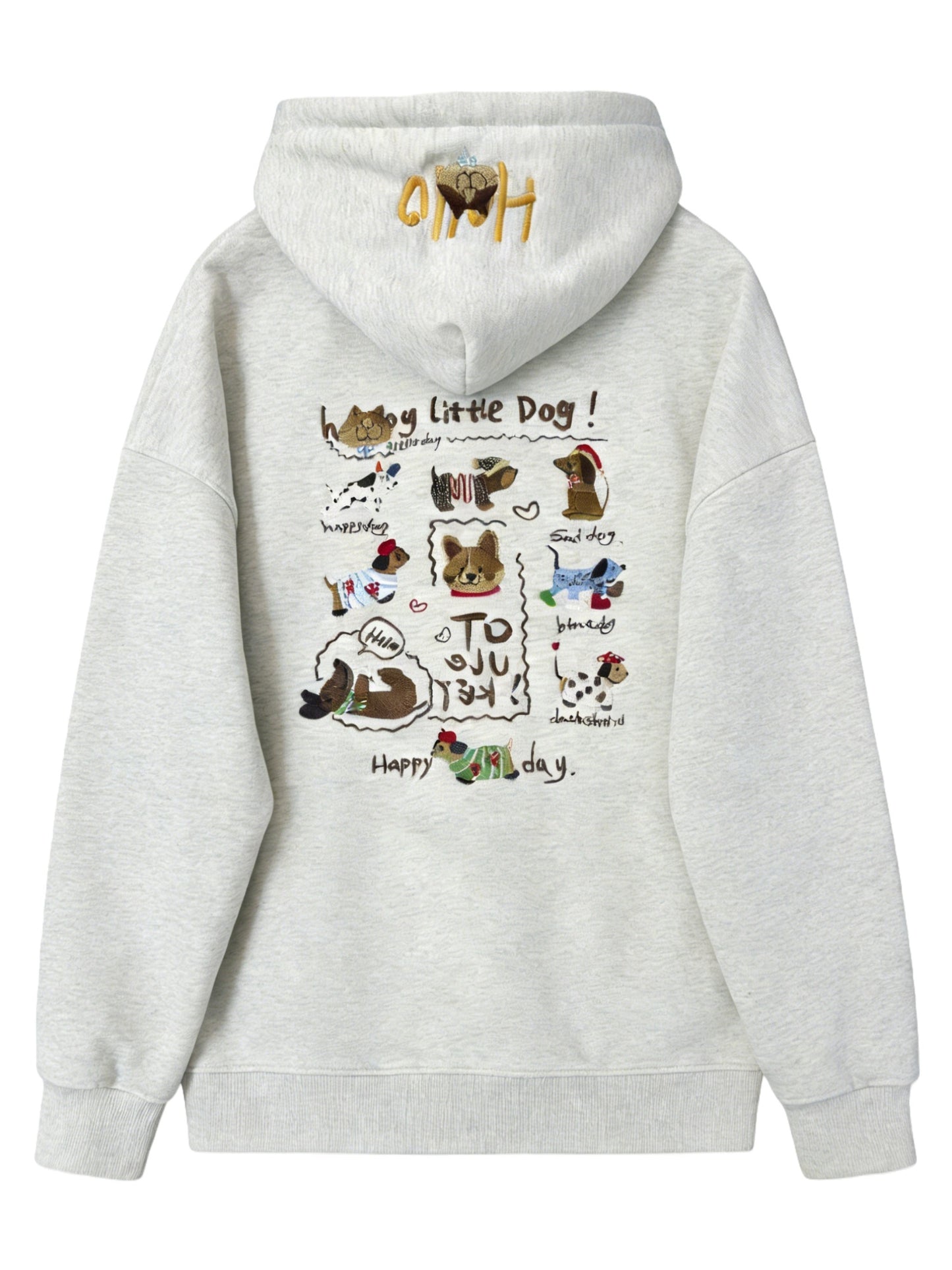 VIENNA | DACHSHUND EMBROIDERED LUXE HOODIE