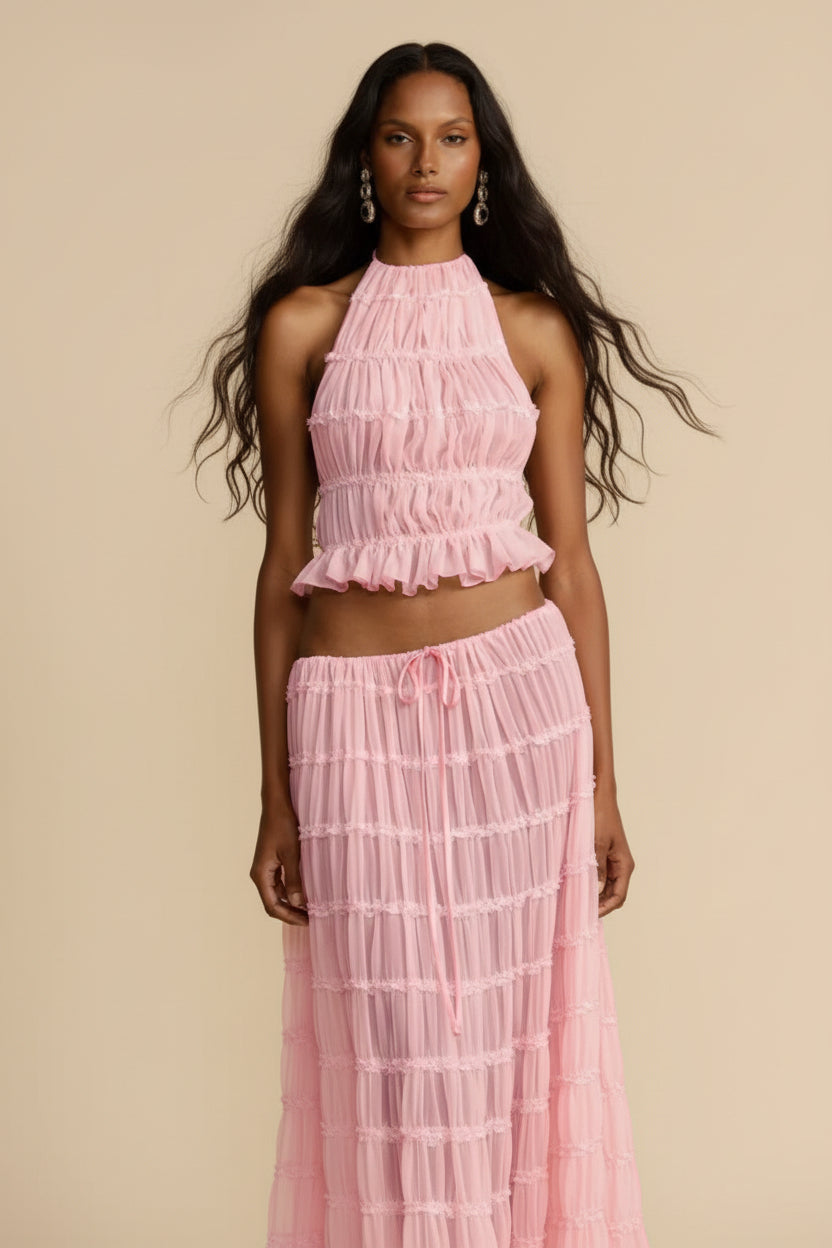 BELLA | HALTER & SKIRT SET