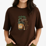 ELYSEE | ARTISAN COFFE PRINTED TOP