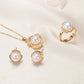 NOVA | PEARL TRIO JEWELRY SET